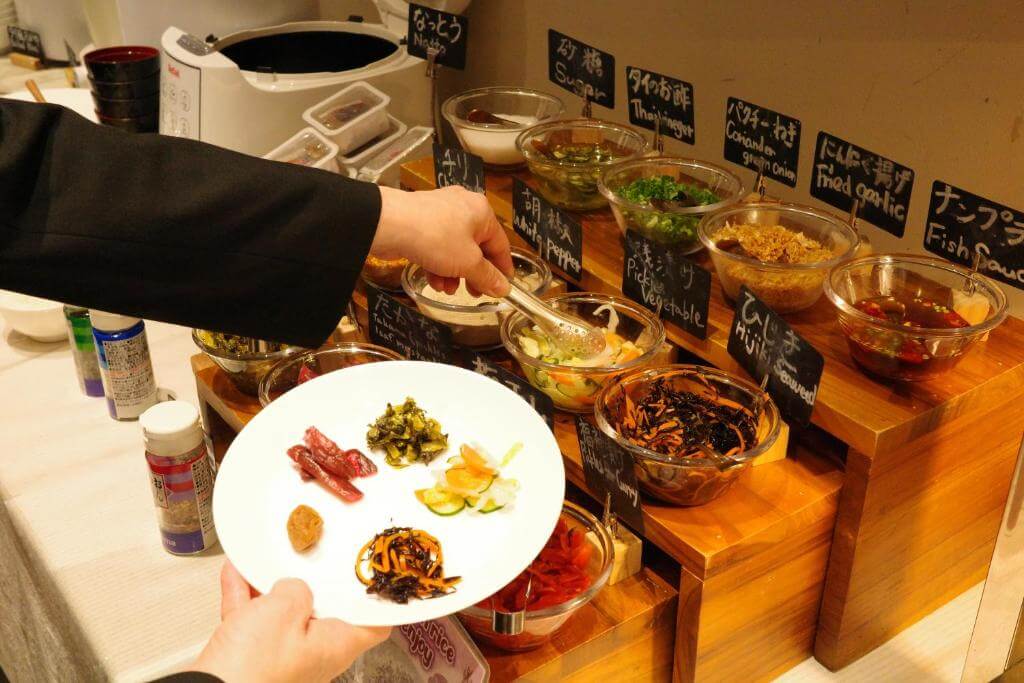 Delicious Japanese and International Breakfast Buffet Selection