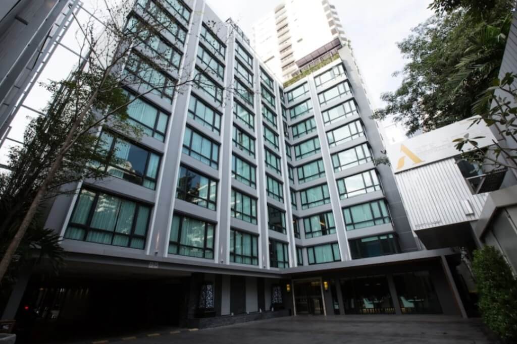 Arte Hotel Bangkok exterior building in Sukhumvit area