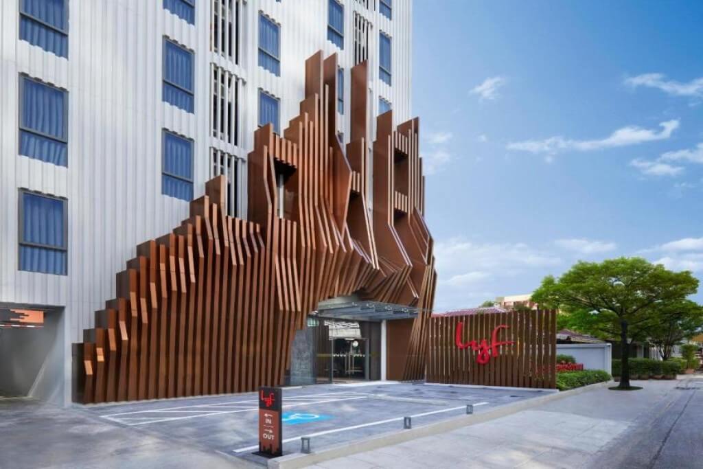 lyf Sukhumvit 8 Bangkok Building Exterior Is Packed with Design Vibes