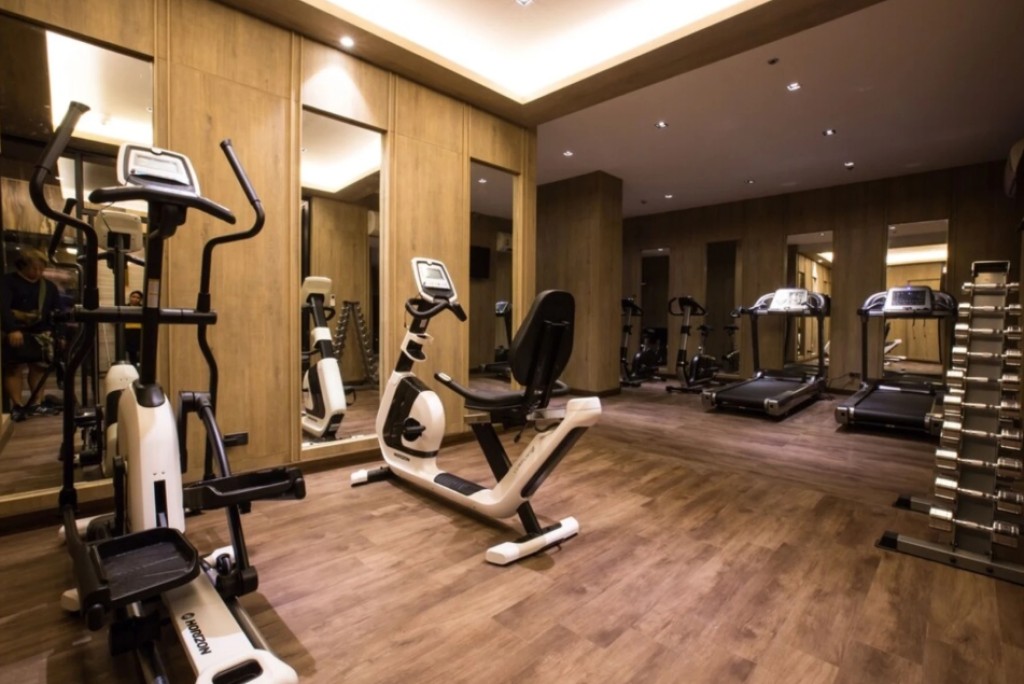 Arte Hotel Bangkok gym fitness room with exercise equipment