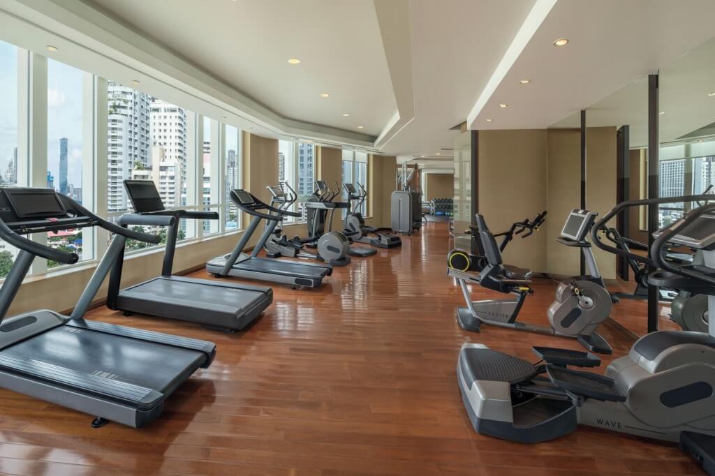Sofitel Bangkok Sukhumvit gym with modern fitness equipment