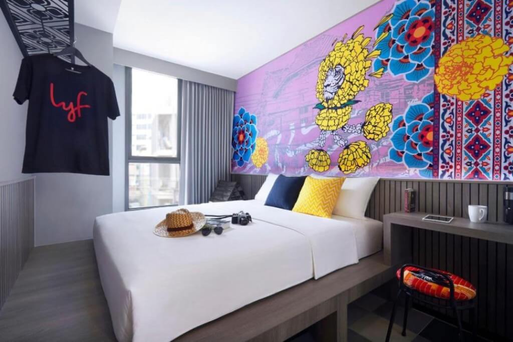Check out this inside look at the super cozy double room at lyf Sukhumvit 8