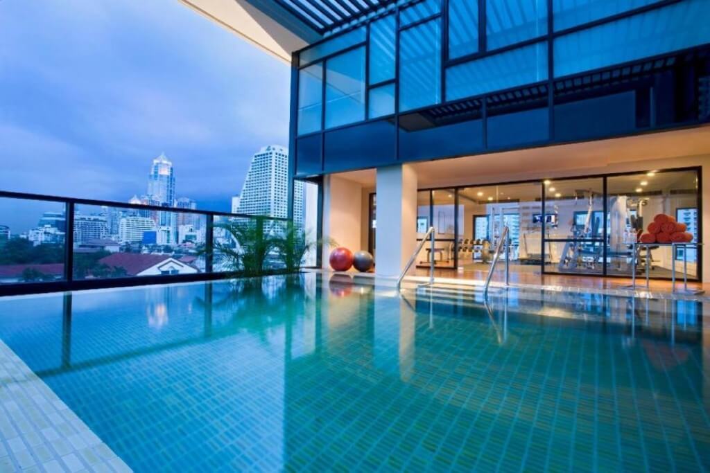 The small pool at Citadines Sukhumvit 8 is super chill and always clean.
