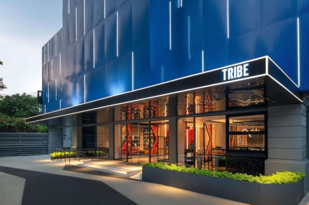 Tribe Living Bangkok Sukhumvit 39 exterior building with modern design in Bangkok