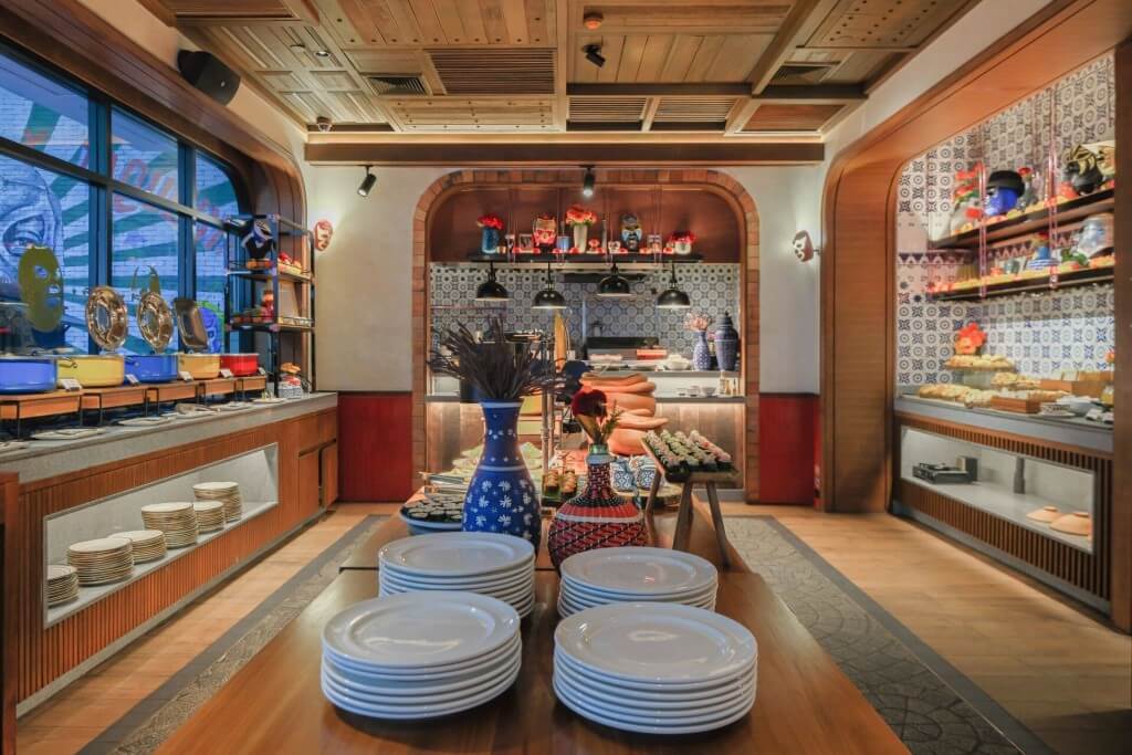 Breakfast buffet spread at Novotel Living Bangkok Sukhumvit Legacy