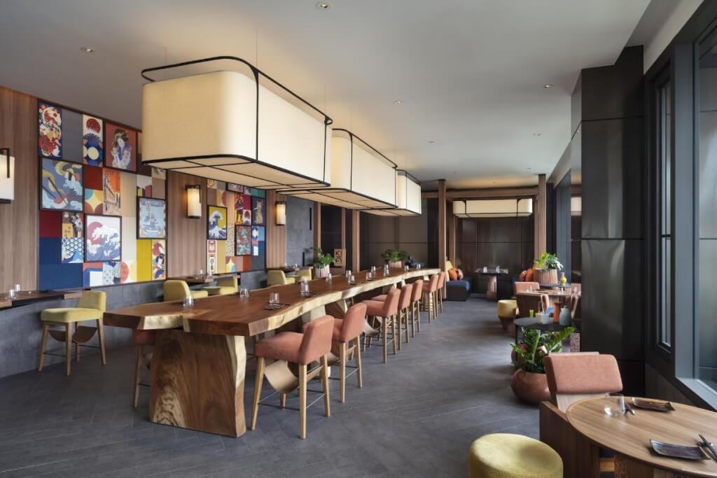 Bright breakfast seating area at Sindhorn Kempinski Hotel Bangkok