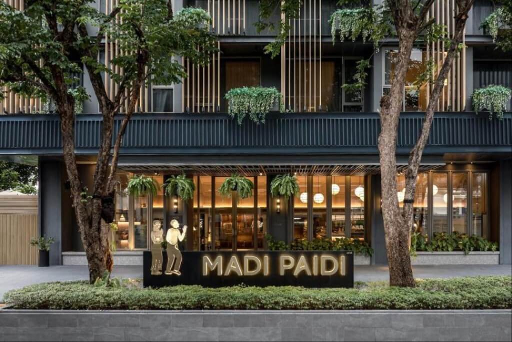 Madi Paidi Bangkok Autograph Collection modern exterior building on Thong Lo
