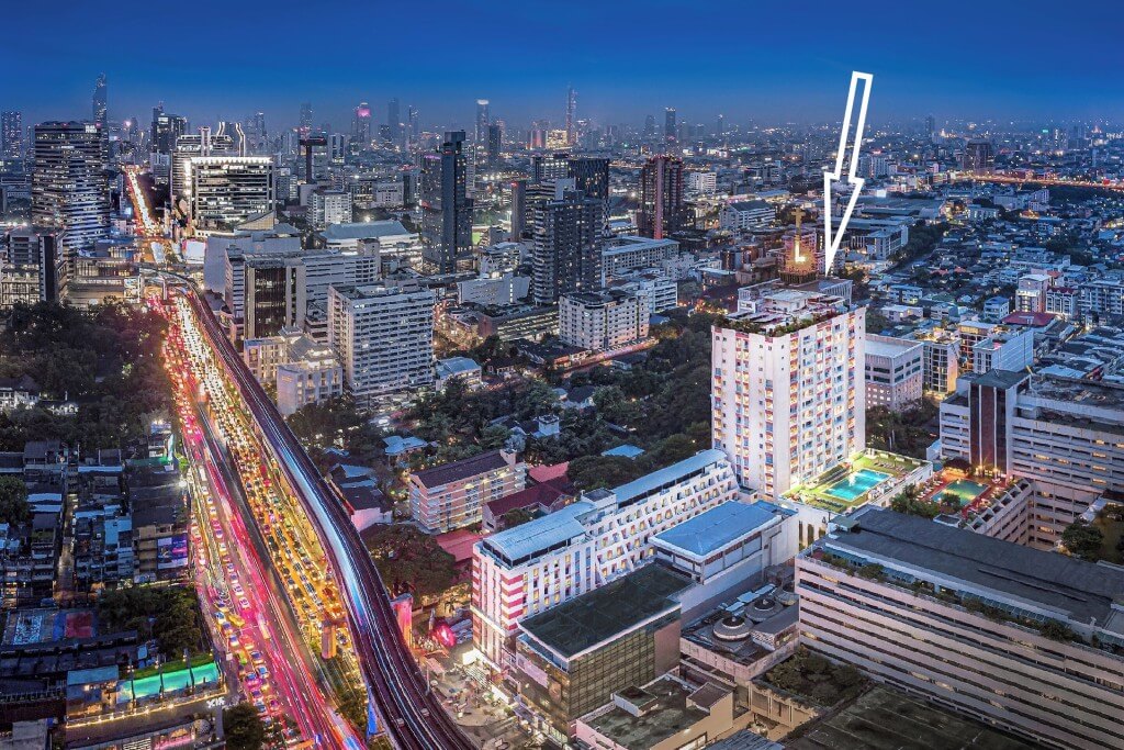 Evergreen Place Siam by UHG hotel exterior building facade