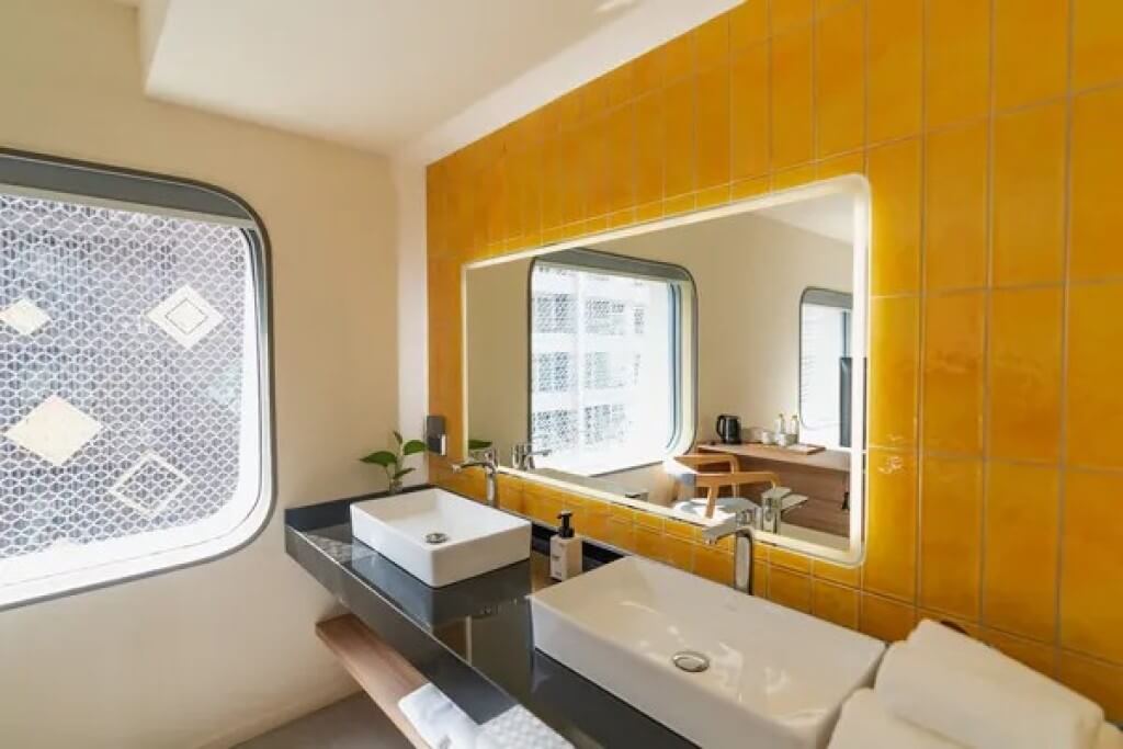 VELA be Bangkok Siam suite double vanity sink