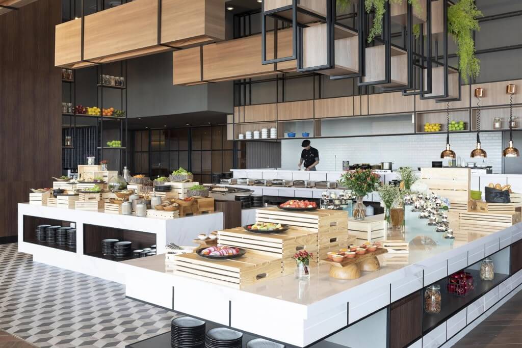 Avani Sukhumvit Bangkok breakfast buffet with rich variety and elegant presentation