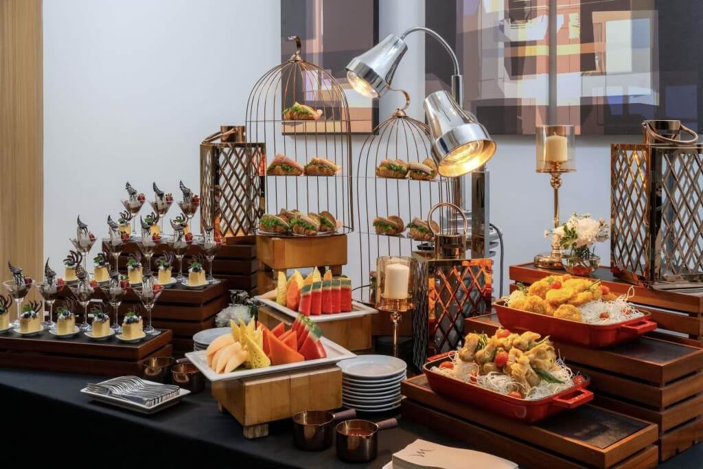 Mercure Bangkok Siam breakfast exquisite food presentation