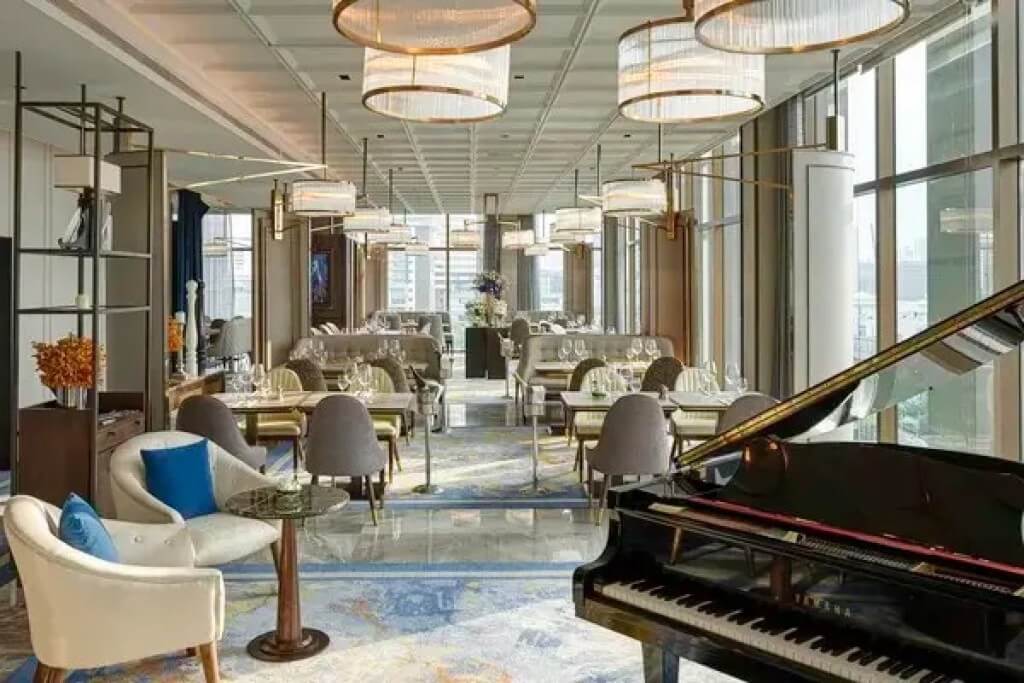 VIE Hotel Bangkok lobby lounge area